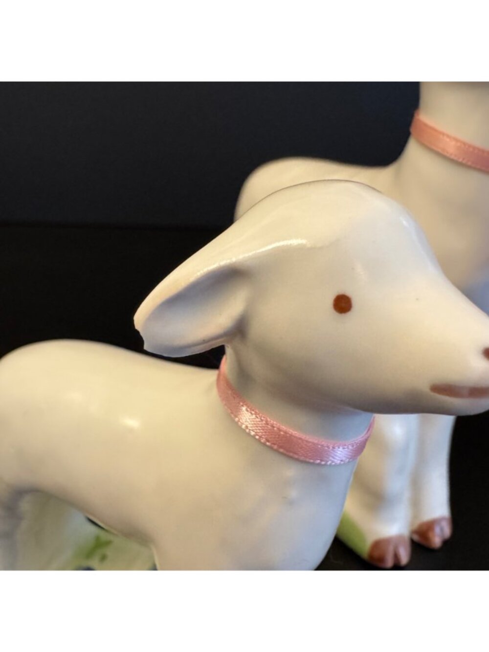 Vintage Dept 56 Sheep Lamb Family Figurines Set of 4 Farmhouse Made in Japan - Picture 13 of 14